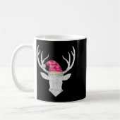 Mug Reindeer Deer Nk Camo Santa Hat Christmas Pajama H (Gauche)