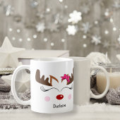 Mug Reindeer, Fille mignonne