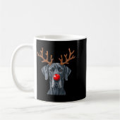 Mug Reindeer Great Dane Christmas Great Dane Dog Mom D (Gauche)