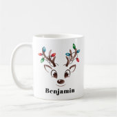 Mug Reindeer Personnalisé Noël (Gauche)