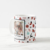 Mug Reindeer Sleigh Christmas Pine Trees (Devant gauche)