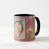 Mug Reindeer Snowflake Purple (Devant droit)