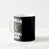 Mug Reindeer Training Squad Deer Team Xmas Running New (Devant gauche)
