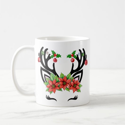 Mug Reinder de Noël (Gauche)