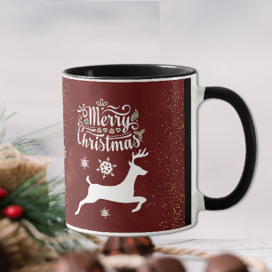 Mug Reinder de Noël en Bourgogne