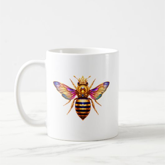 Mug Reine Abeille Avec Couronne (Gauche)