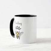 Mug Reine Abeille Monogrammée (Devant gauche)
