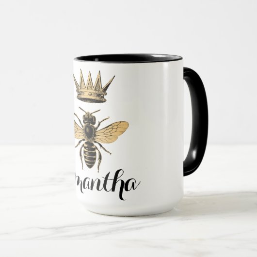 Mug Reine Bee couronnée (Devant droit)