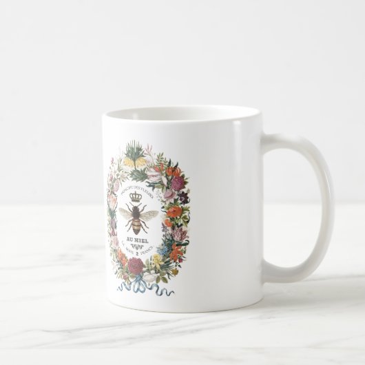 MUG REINE BOTANIQUE VINTAGE MODERNE BEE (Droite)