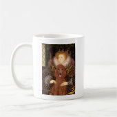 Mug Reine - Caniche standard rouge foncé #1 (Gauche)