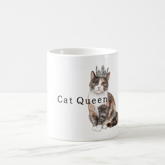 Mug Reine Chatte avec Couronne (Centre)