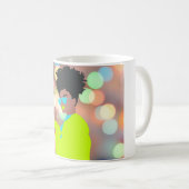 Mug Reine dansante. (Devant droit)