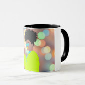 Mug Reine dansante. (Devant droit)