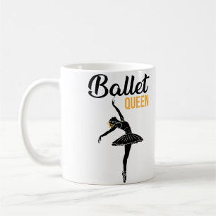 Mug Reine de ballet Drôle de ballerine Danseuse En Poi