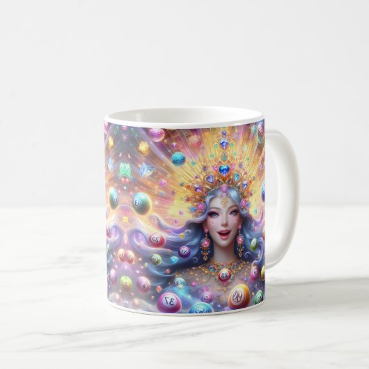 Mug Reine de Bingo (Devant droit)