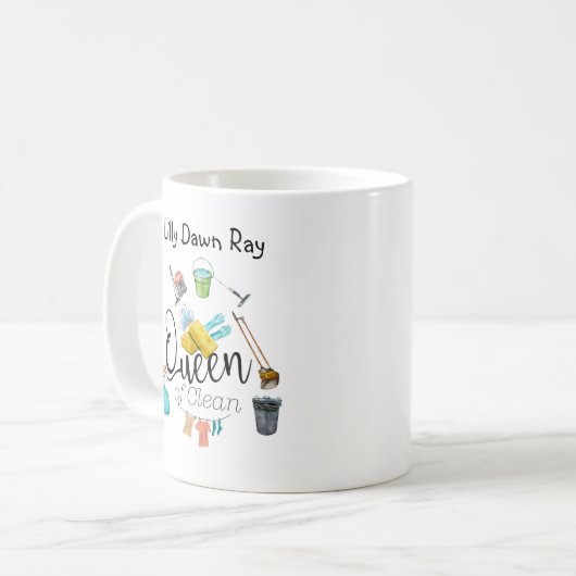 Mug Reine de Clean (Devant gauche)