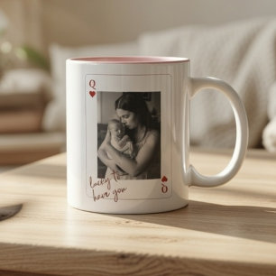 Mug Reine de Cœur Personnalisée pour la Fête des Mères