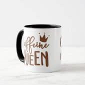 Mug Reine de la caféine (Devant gauche)