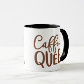 Mug Reine de la caféine (Devant droit)