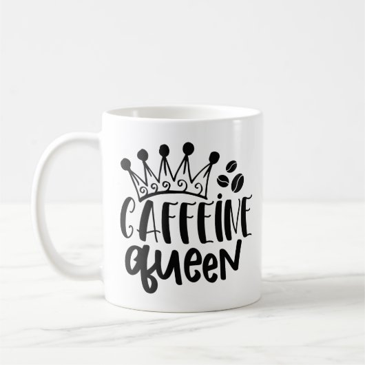 Mug Reine de la caféine (Gauche)