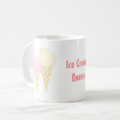 Mug Reine de la crème glacée (Devant gauche)