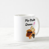 Mug Reine de la fabrication de tartes (Devant droit)