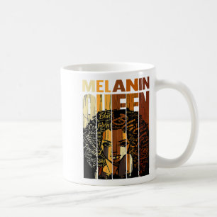 Mug Reine de la Mélanine Mois de l'Histoire Noire Afro