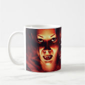 Mug Reine de la Nuit. Femme vampire (Gauche)