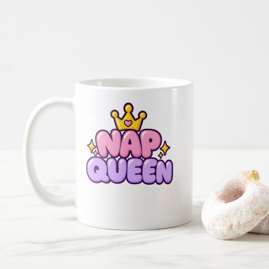 Mug Reine de la sieste (Avec donut)