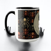 Mug Reine de l'araignée gothique, Halloween sombre et 