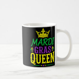 Mug Reine de Mardi Gras Femmes Carnaval Bouffon Perles