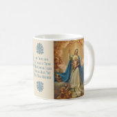 Mug Reine de Mary des anges de Jésus de ciel (Devant droit)