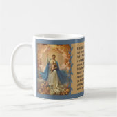 Mug Reine de Mary des anges Memorare de Jésus de ciel (Gauche)