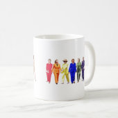 Mug Reine de Pantsuit de Hillary Clinton (Devant droit)