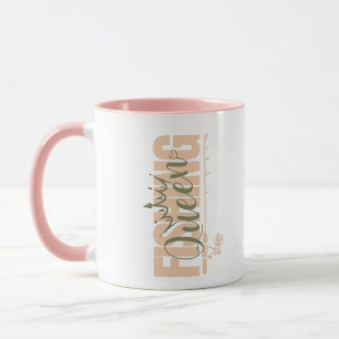 Mug Reine de pêche rose en armée