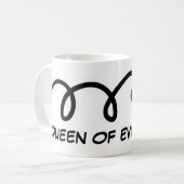 Mug Reine de tout| Mouton amusant pour les femmes (Devant gauche)