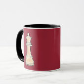 Mug Reine d'échecs (Devant gauche)