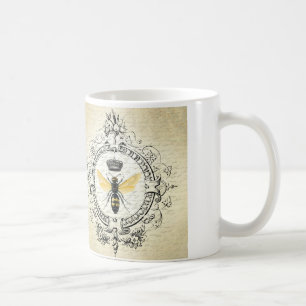Mug reine des abeilles française vintage moderne
