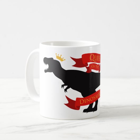 Mug Reine des Dinosaures (Devant gauche)