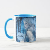 Mug Reine des neiges de beauté gelée en Wonderland d'h (Gauche)