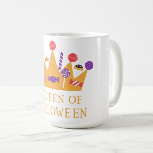 Mug Reine d'Halloween (Devant droit)
