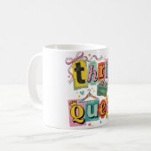 Mug Reine Drôle de Friperie (Devant gauche)