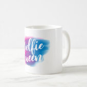 Mug Reine drôle de Selfie (Devant droit)