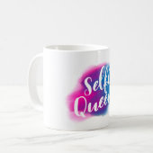 Mug Reine drôle de Selfie (Devant gauche)
