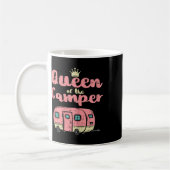 Mug Reine du camping-car Camionnette de camping mignon (Gauche)