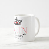 Mug Reine du coeur (Devant droit)