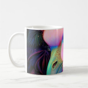 Mug Reine du Flamant rose cosmique