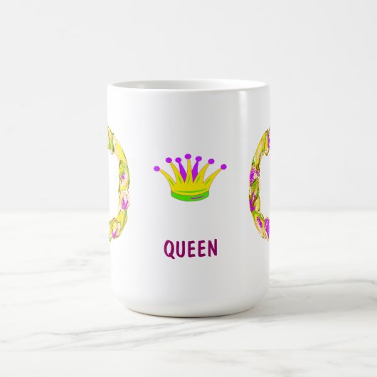 Mug Reine du gâteau Mardi Gras King (Centre)
