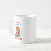 Mug reine du sarcasme chat amusant (Devant gauche)