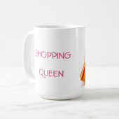 Mug Reine du Shopping Chat (Devant gauche)